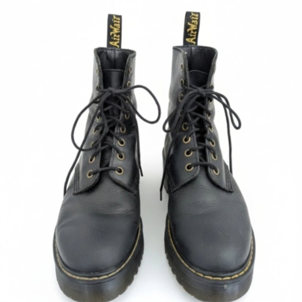 Dr. Martens Black Leather Boots